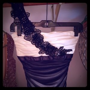 White and Black dance dress